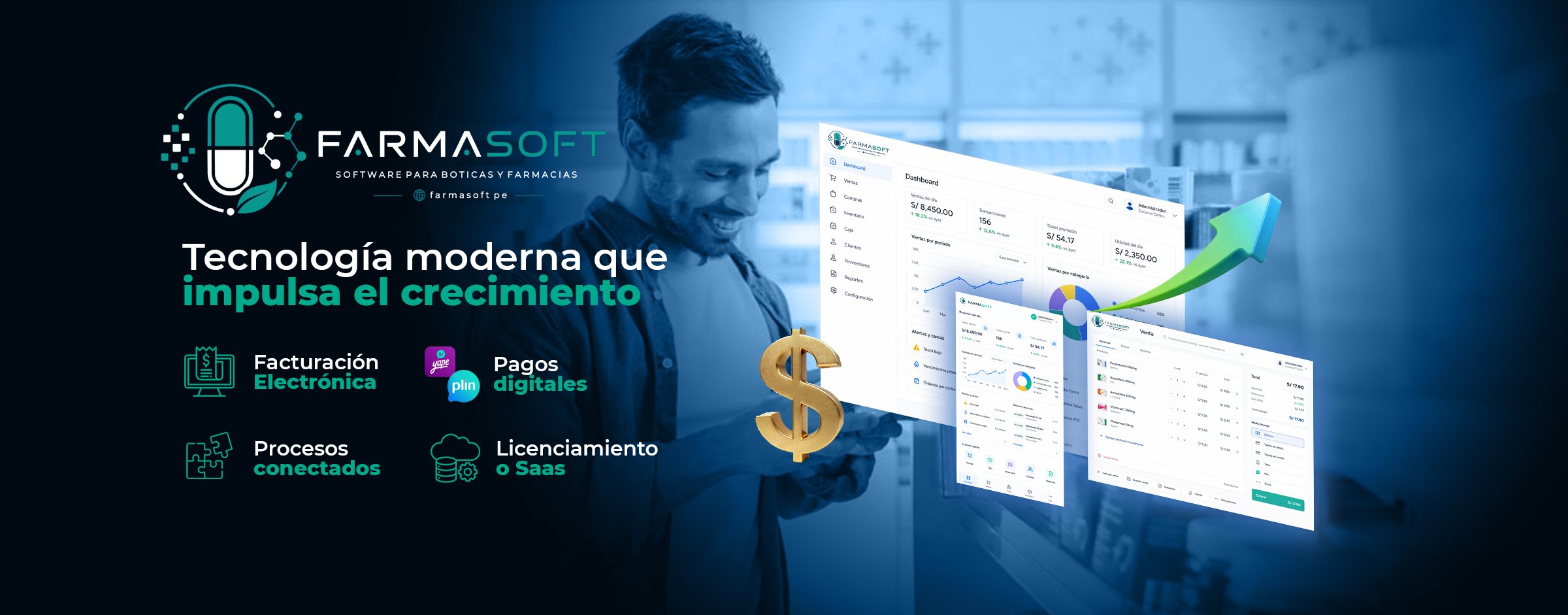 Tecnología moderna que impulsa tu crecimiento